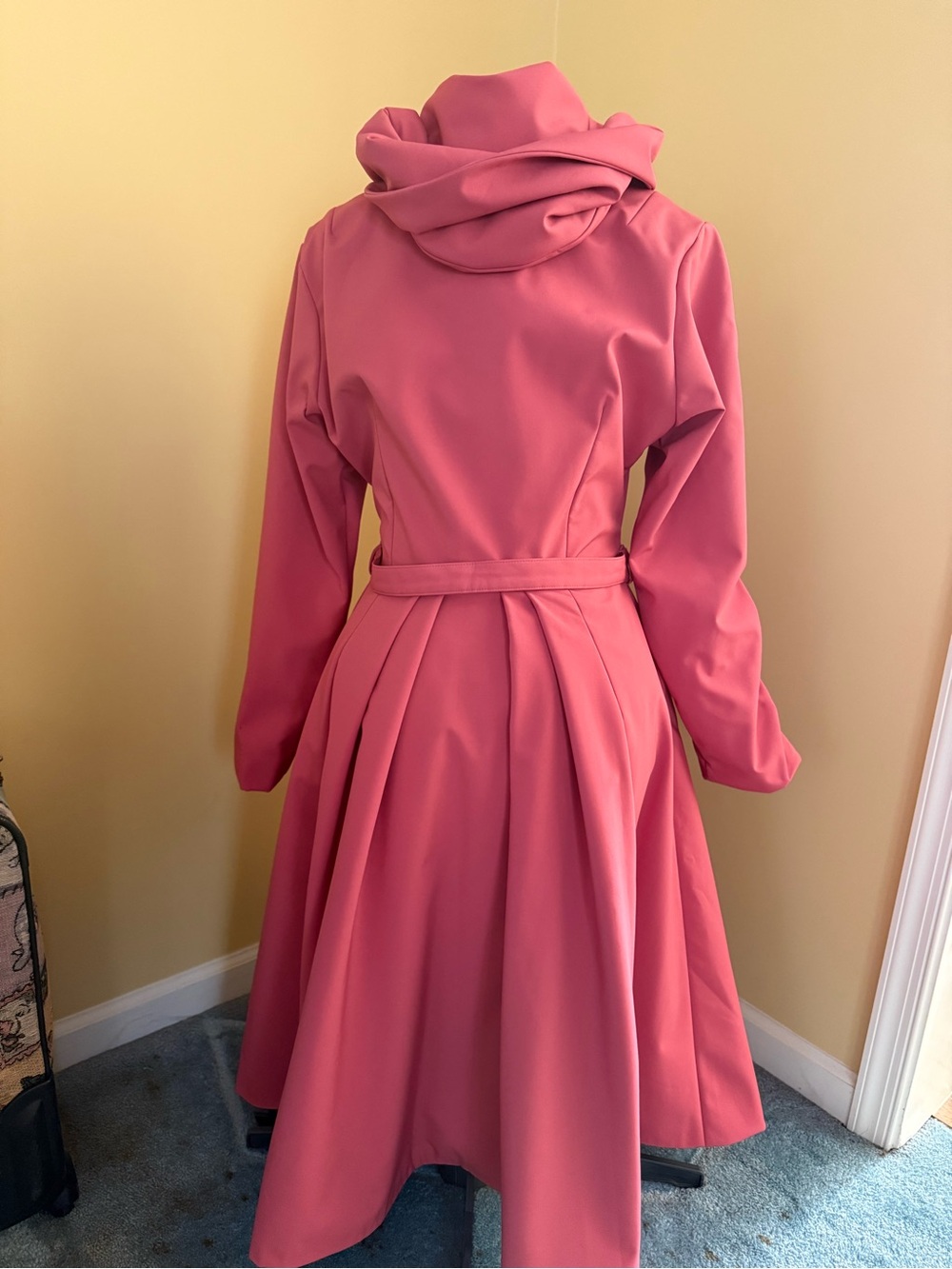 Medium Miss Candyfloss Loris Waterproof Coat in Raspberry - Picture 3 of 3